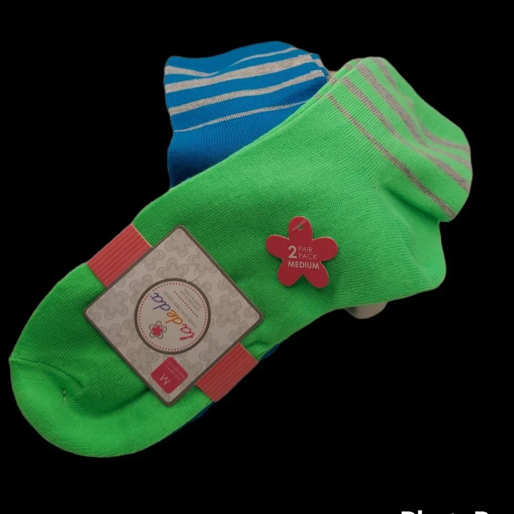 la de da Low Crew Socks Women's Size M